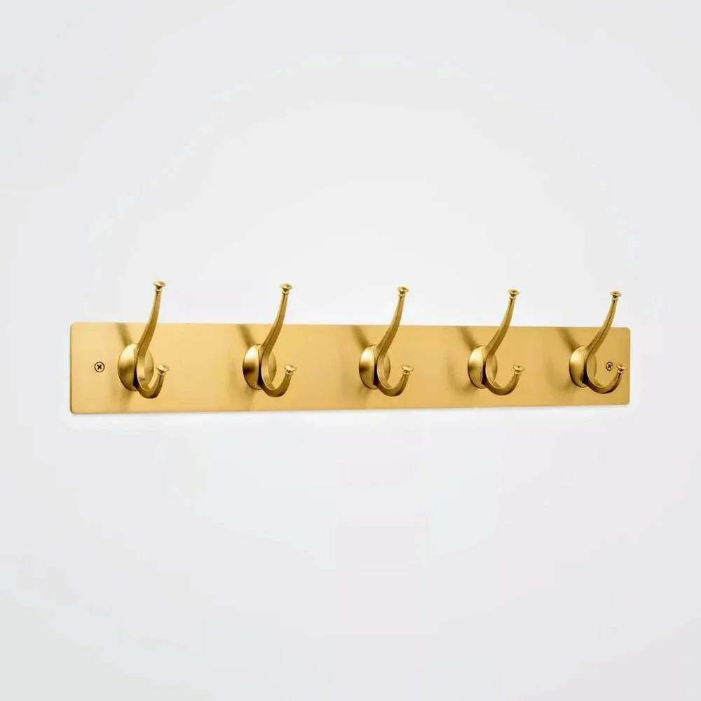 THRESHOLD Gold-tone Hook Rack